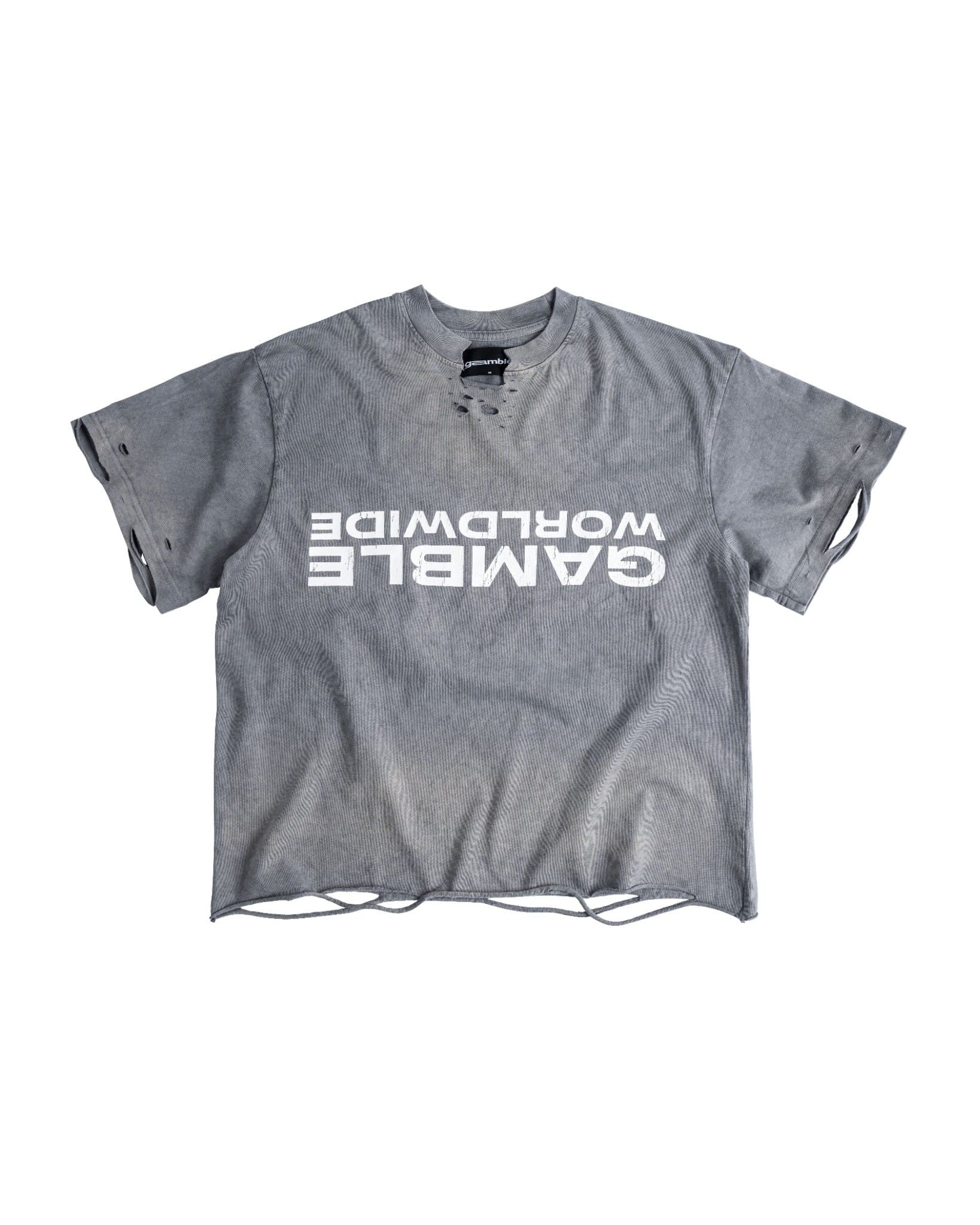 UPSIDE DOWN TEE / ASH