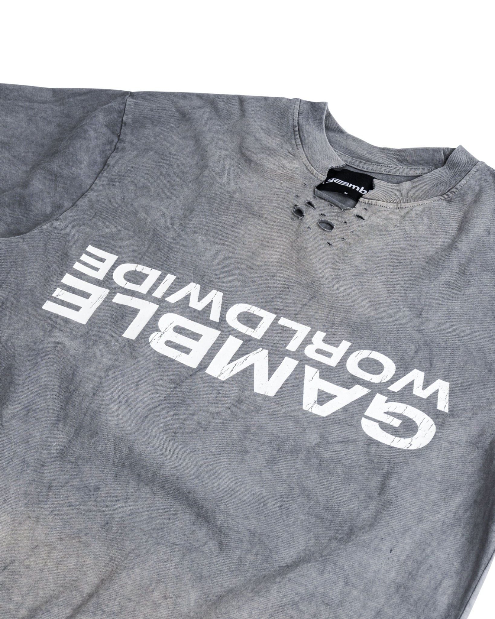 UPSIDE DOWN TEE / ASH