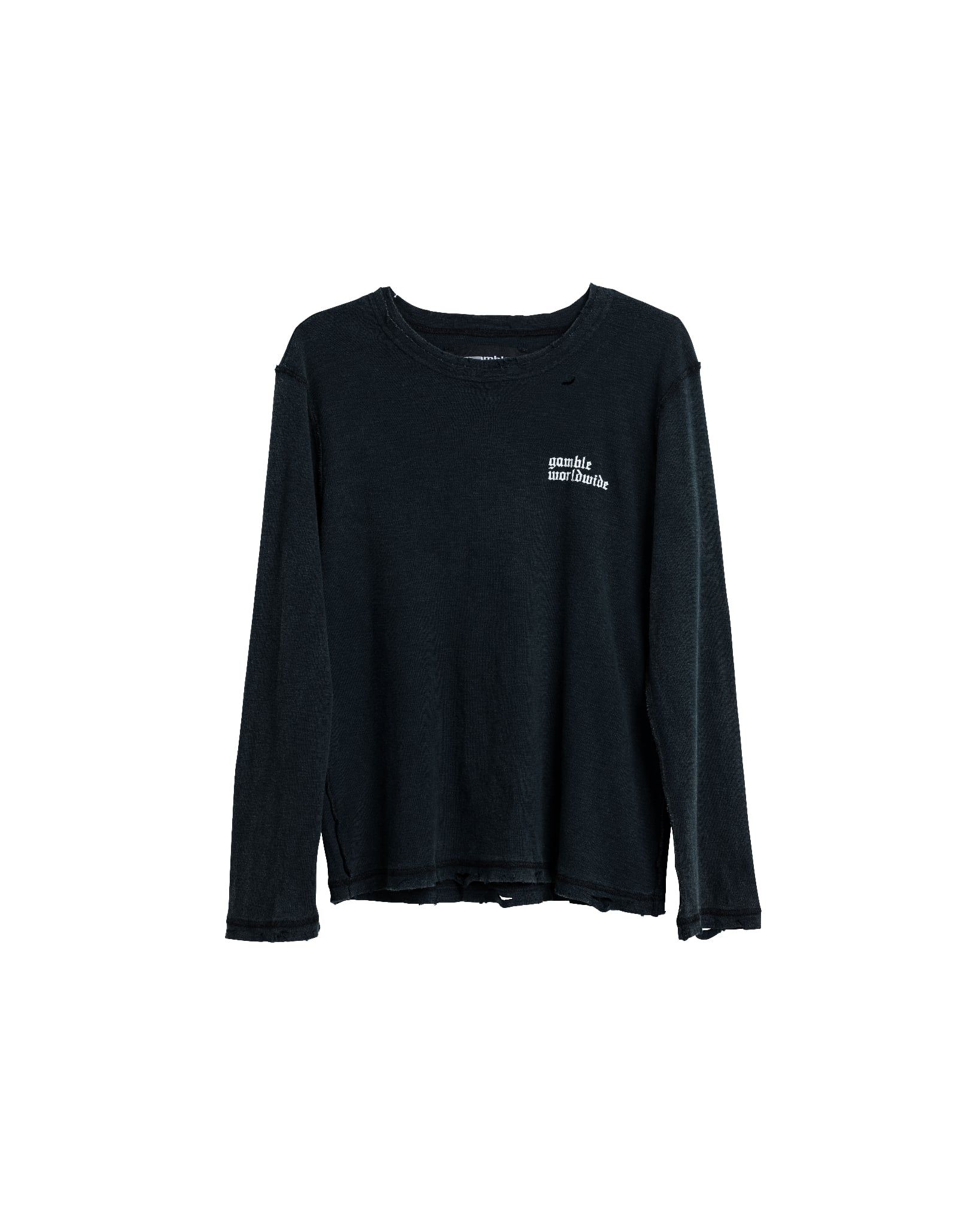 LONG SLEEVE TEE / CHARCOAL