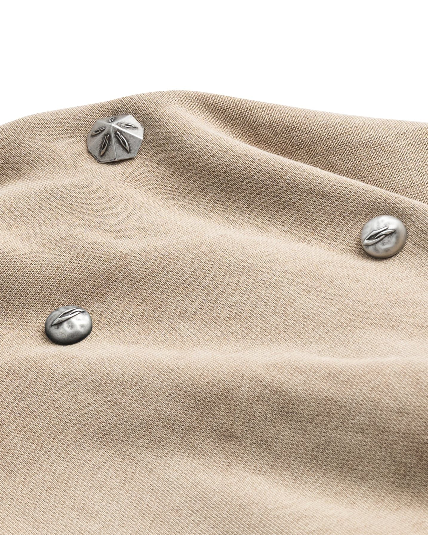 RIVET HALF-ZIP HOODIE / DUST