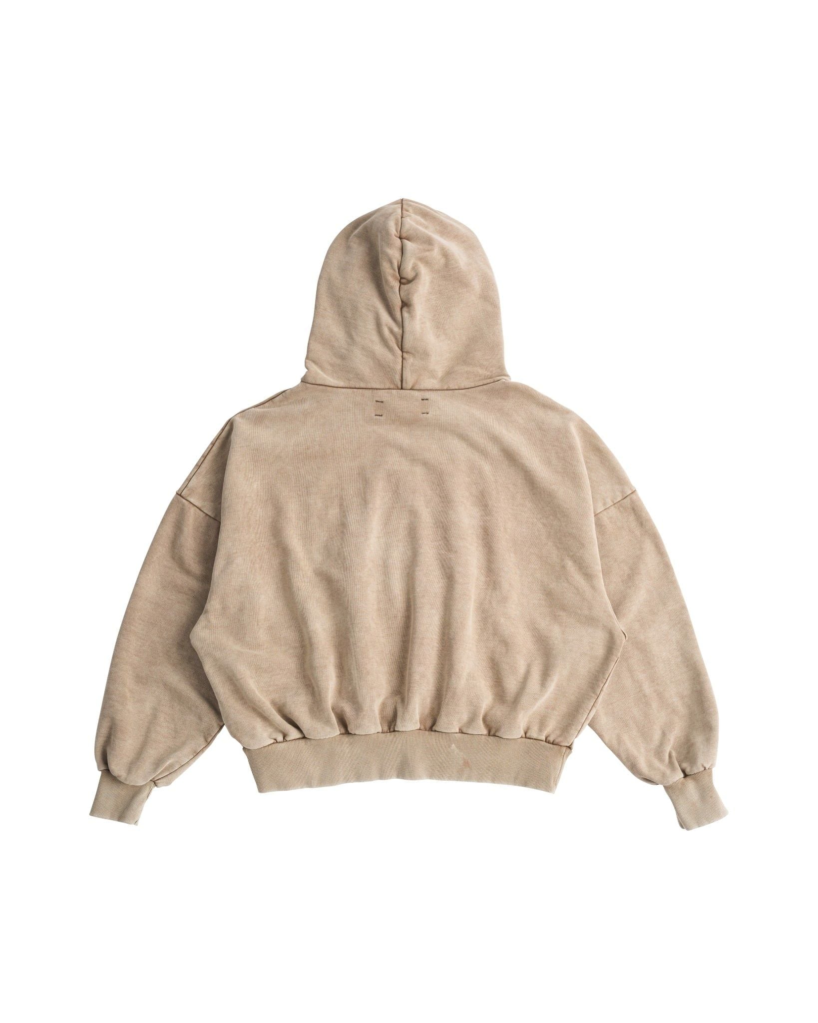 RIVET HALF-ZIP HOODIE / DUST