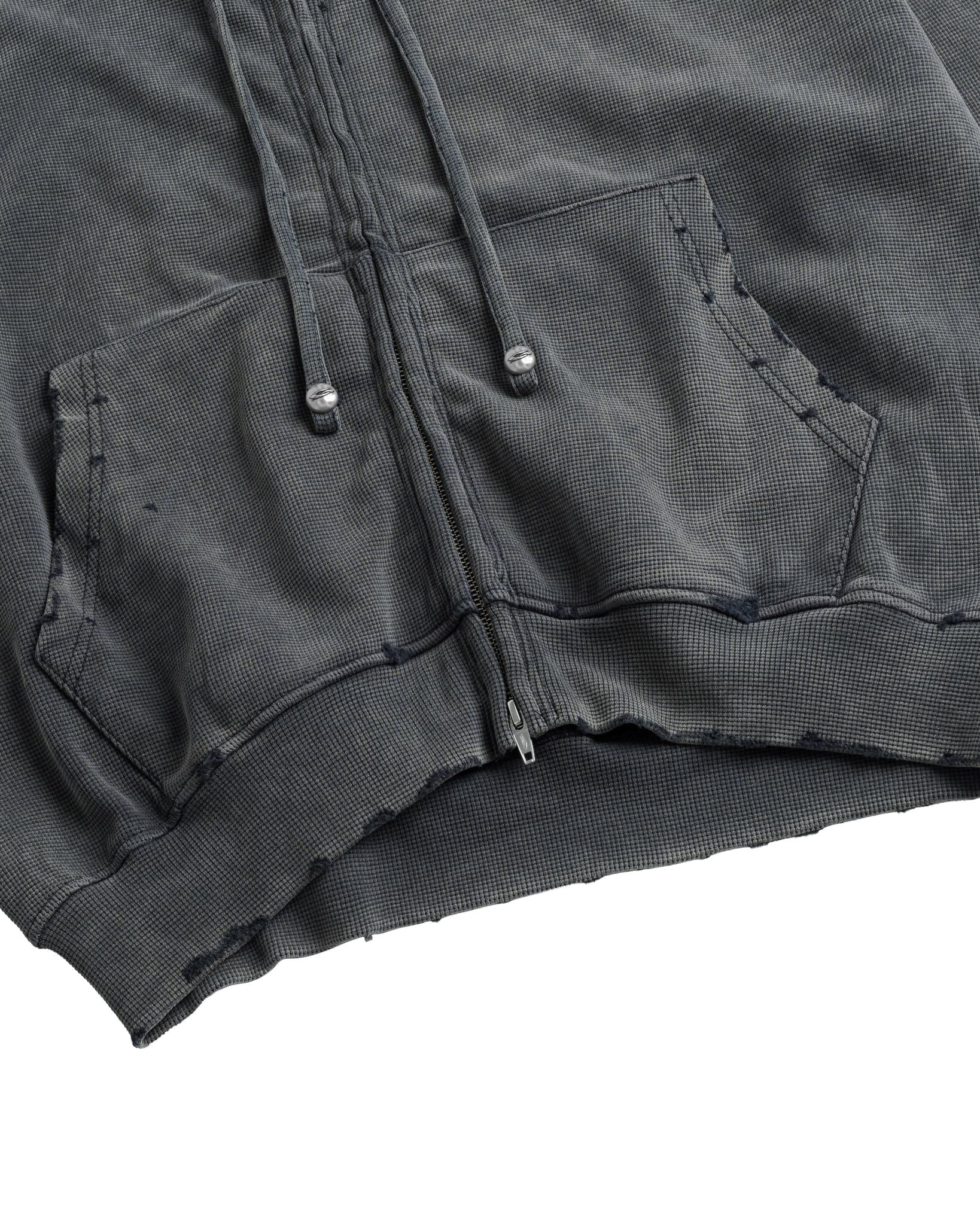 AMOUR ZIP HOODIE / CEMENT