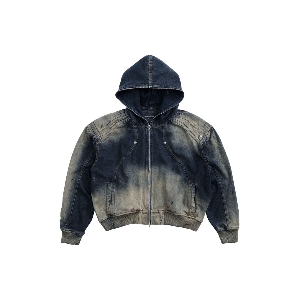 TRASH FULLZIP HOODIE V.3 / BLUE