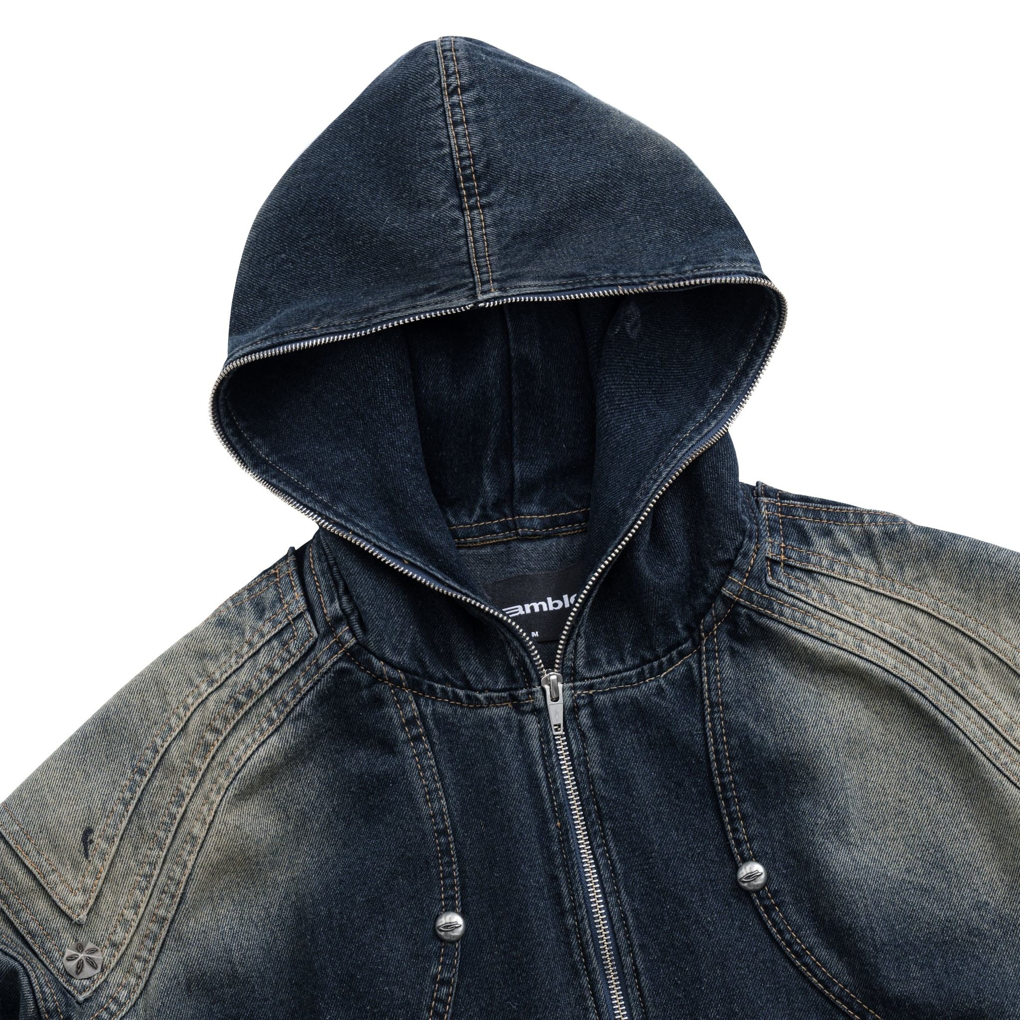 TRASH FULLZIP HOODIE V.3 / BLUE
