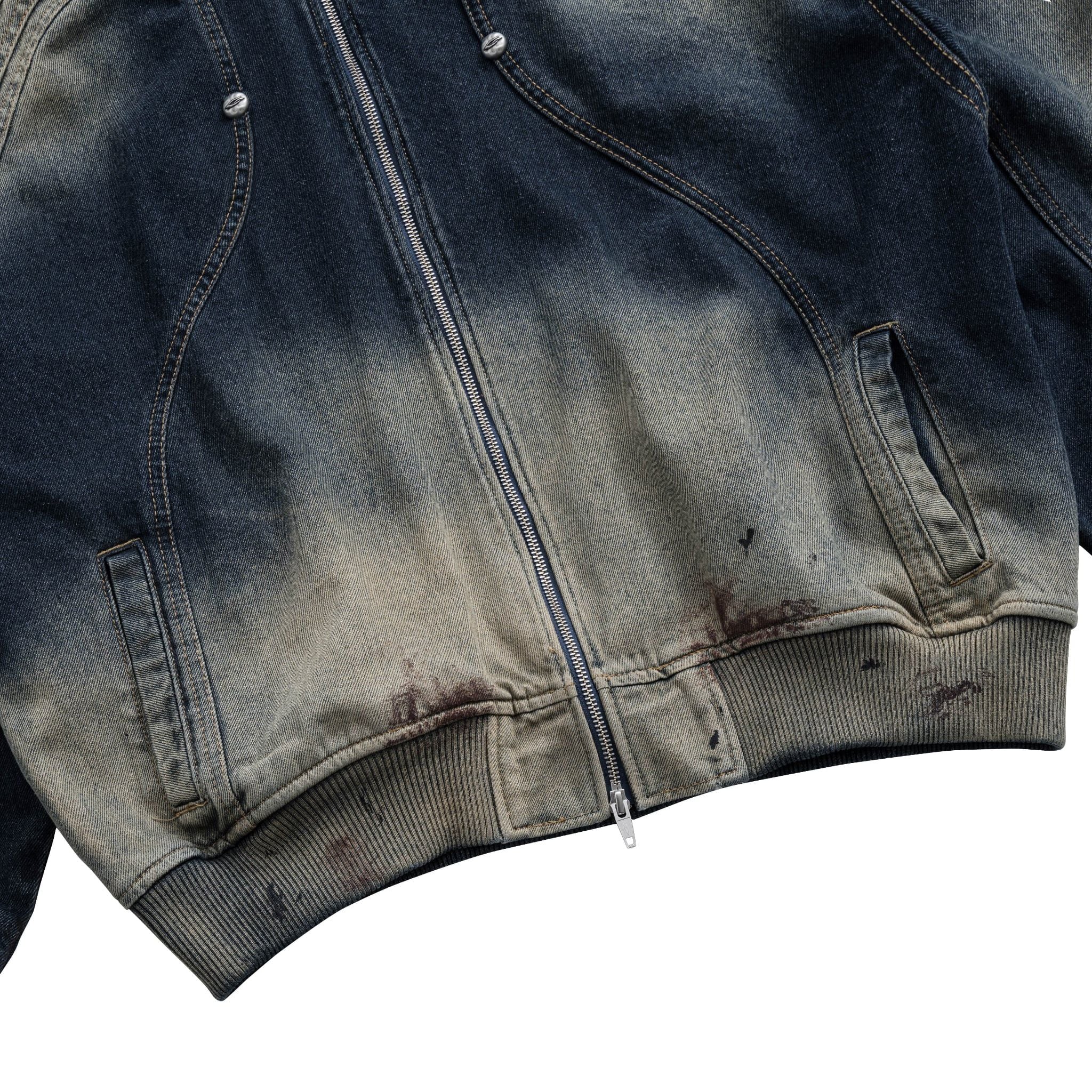 TRASH FULLZIP HOODIE V.3 / BLUE