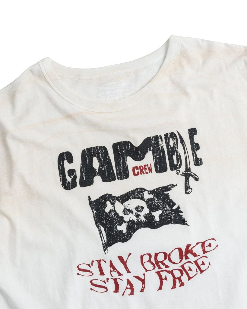 GAMBLE CREW TEE / MILKY