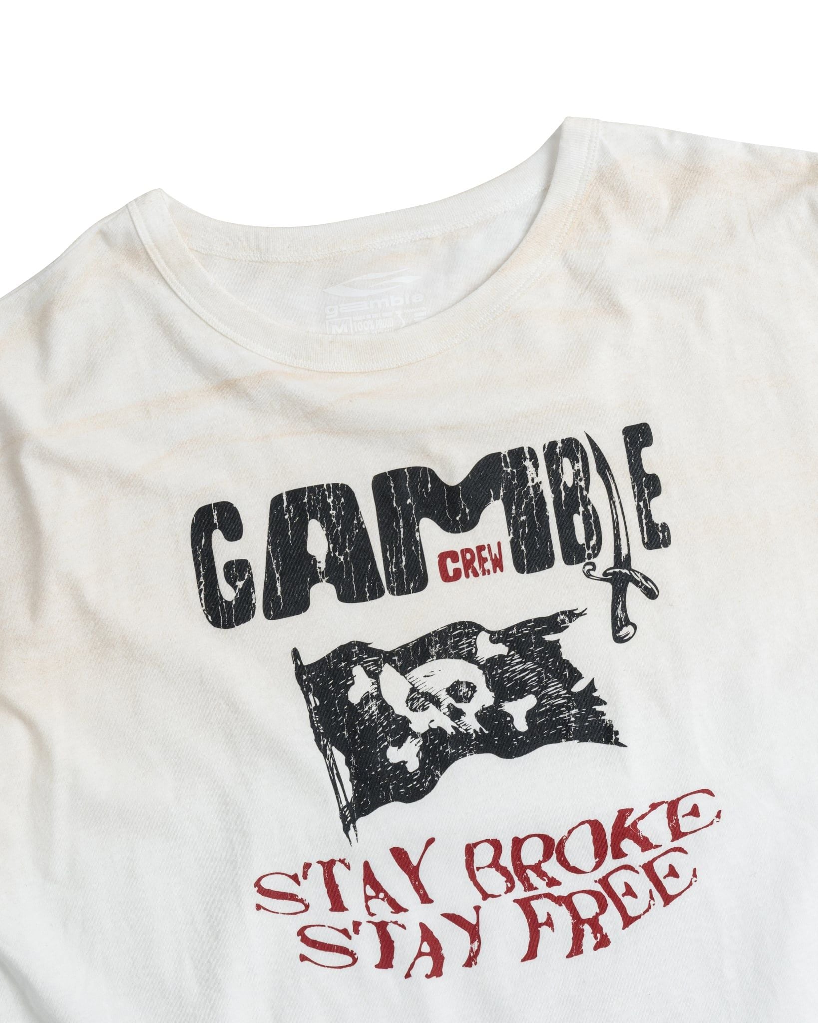 GAMBLE CREW TEE / MILKY