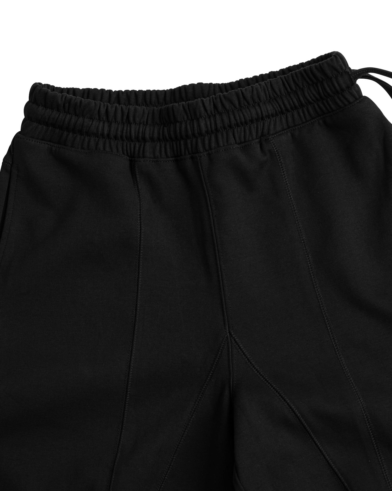 OFFSET SWEATSHORTS / BLACK