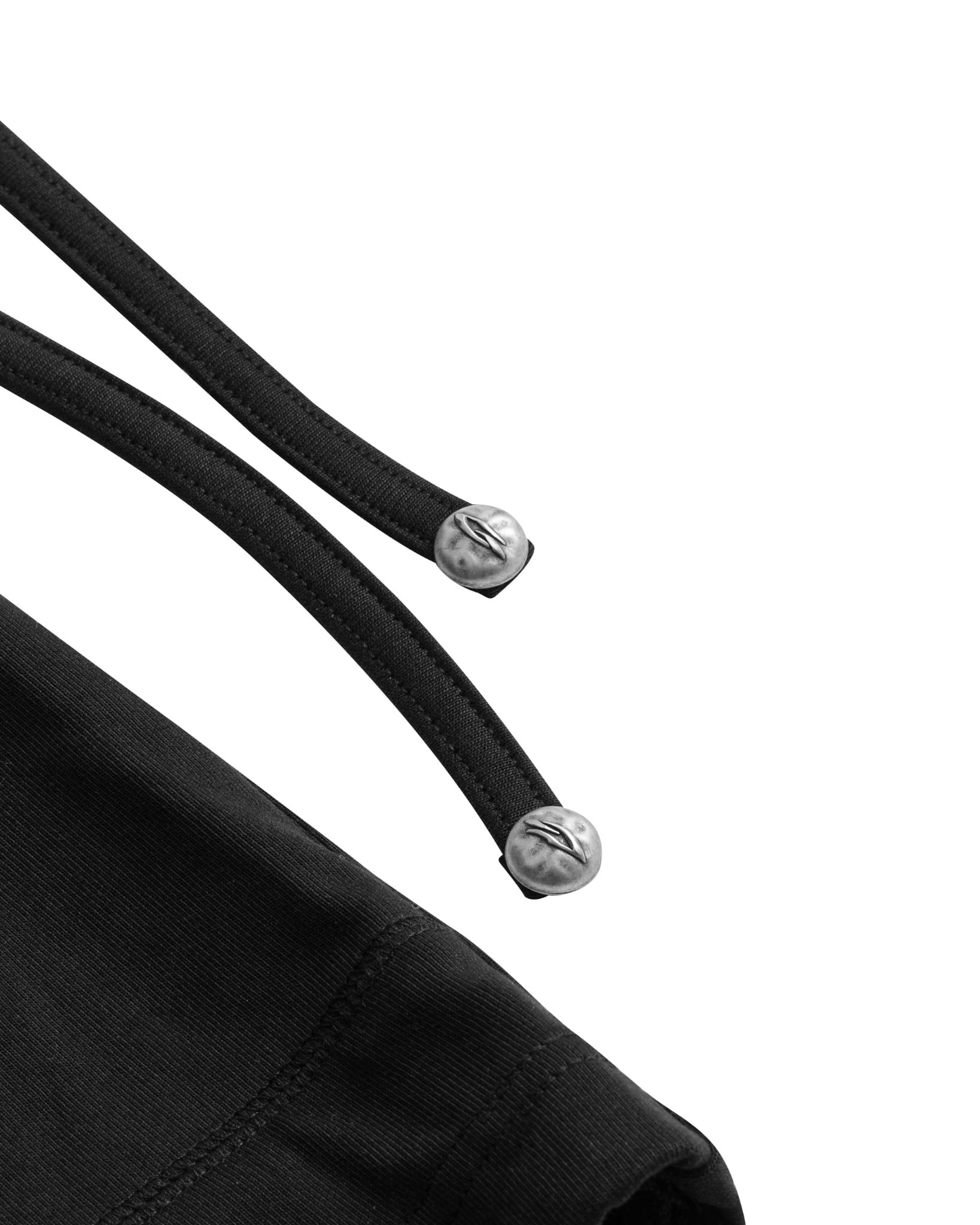 OFFSET SWEATSHORTS / BLACK