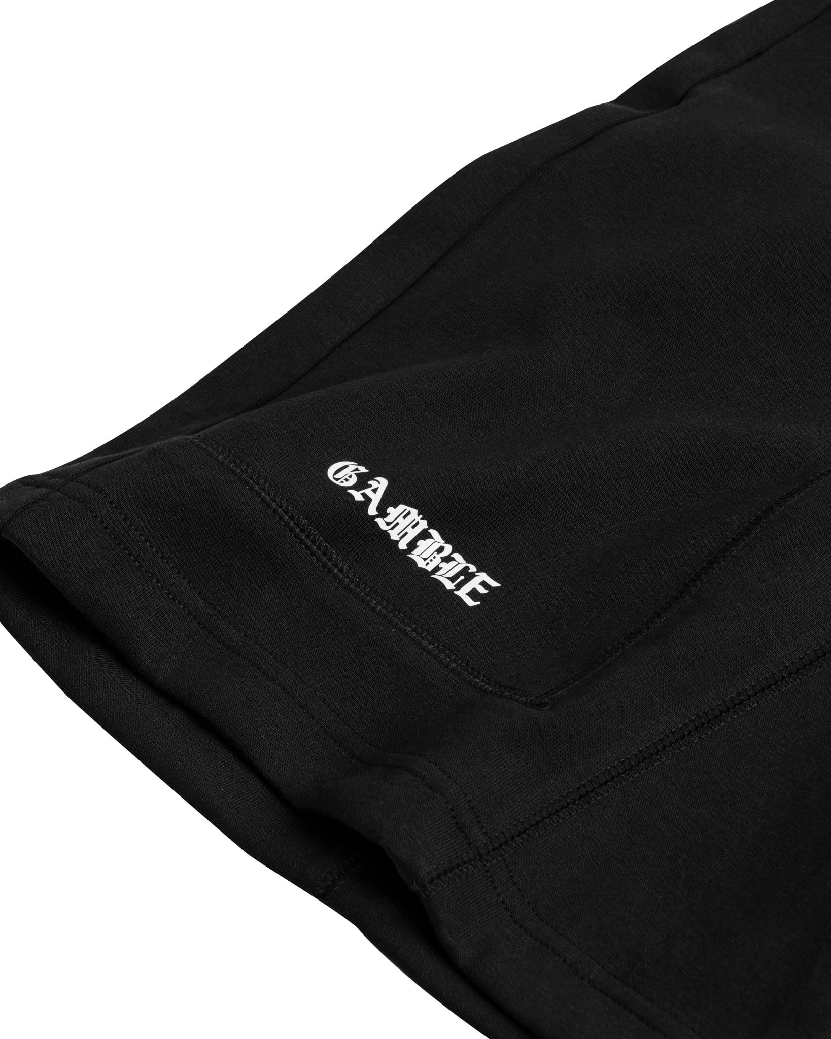 OFFSET SWEATSHORTS / BLACK