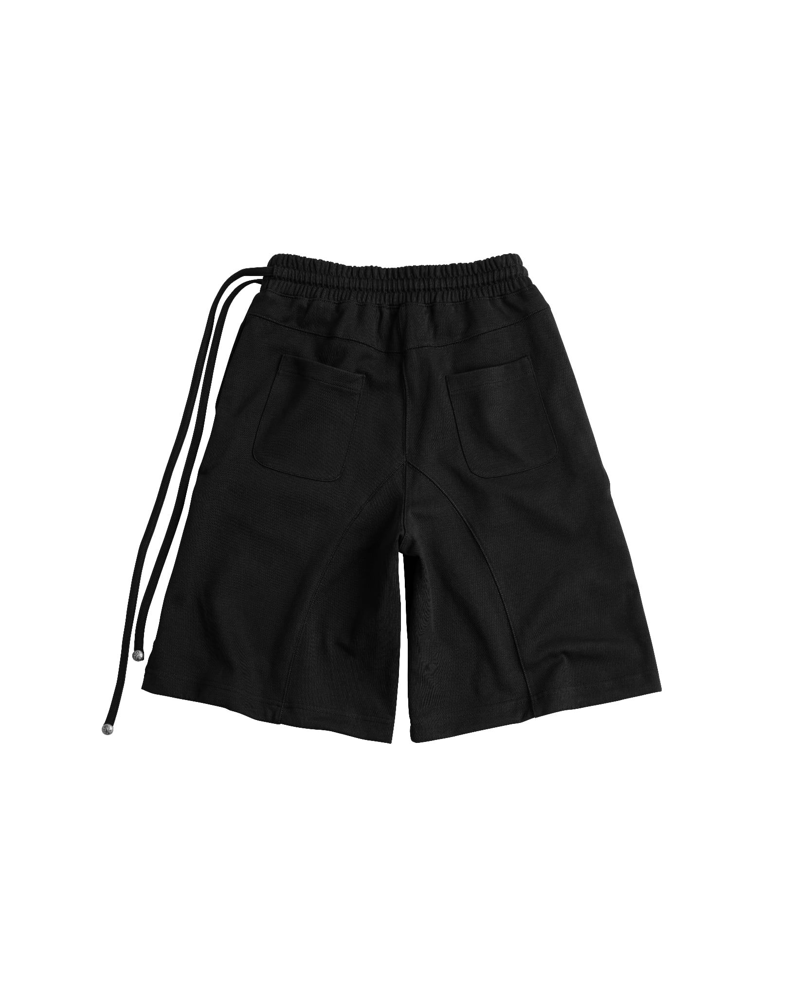 OFFSET SWEATSHORTS / BLACK