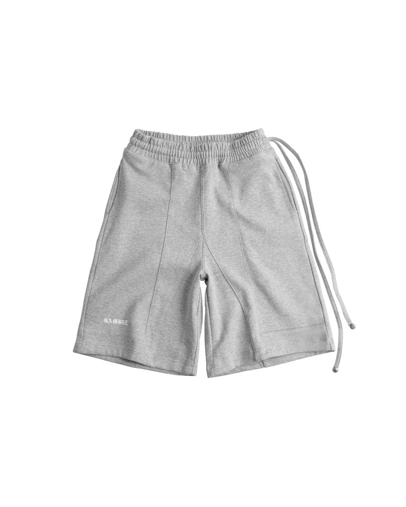 OFFSET SWEATSHORTS / GREY