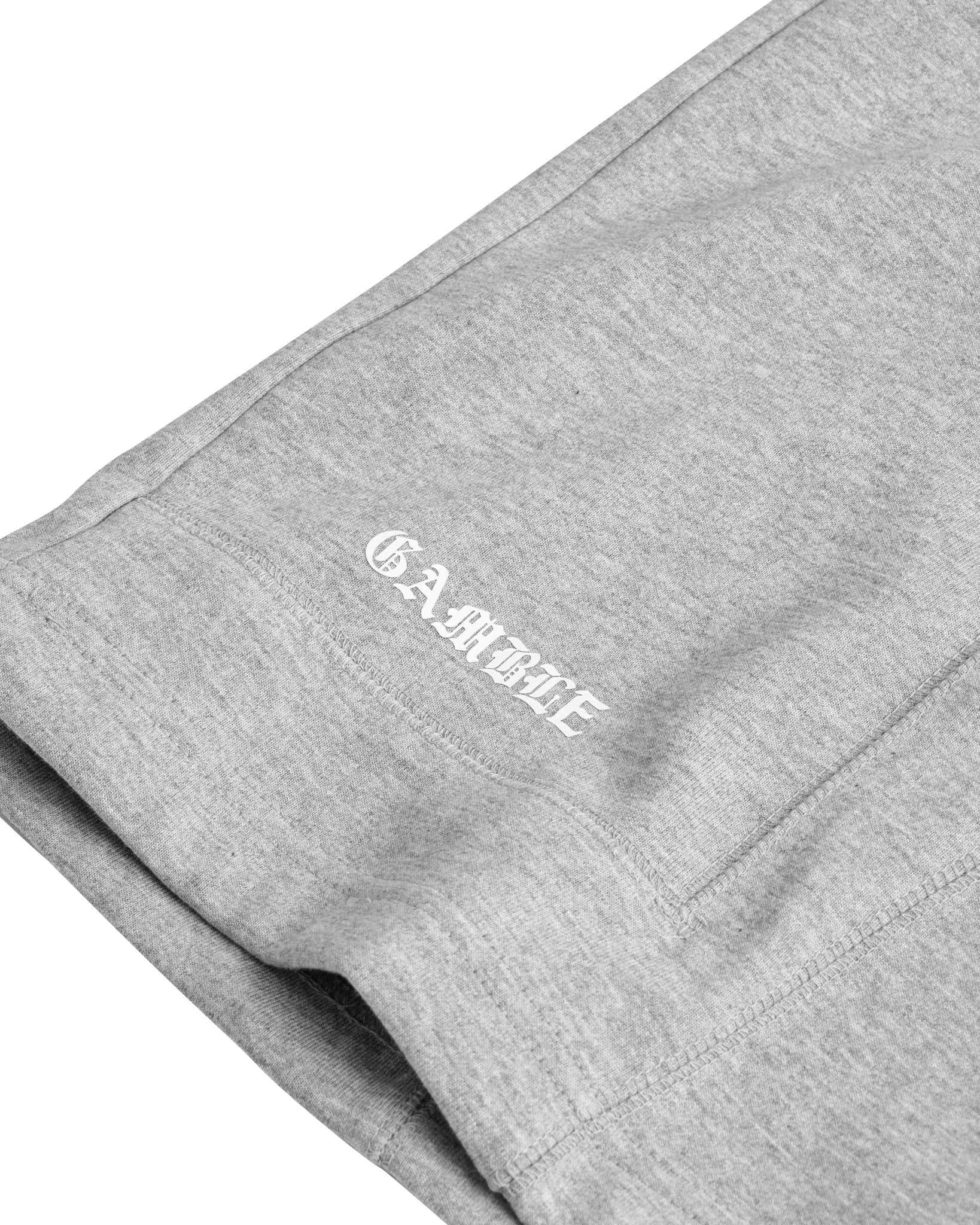 OFFSET SWEATSHORTS / GREY