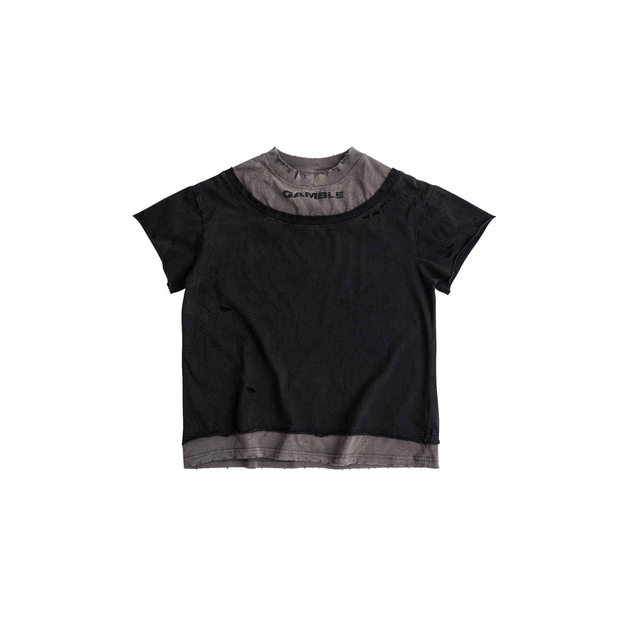 FADE LAYER TEE / BLACK