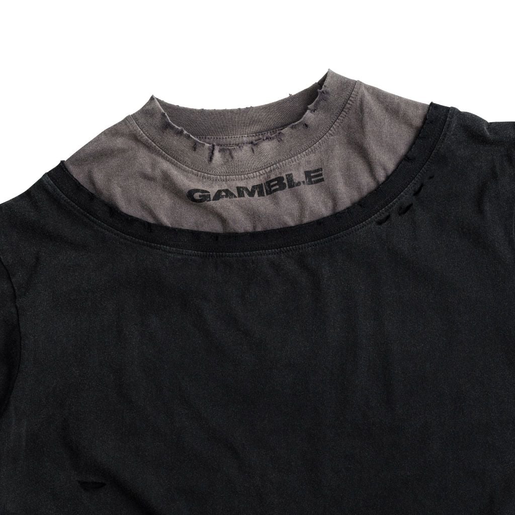 FADE LAYER TEE / BLACK