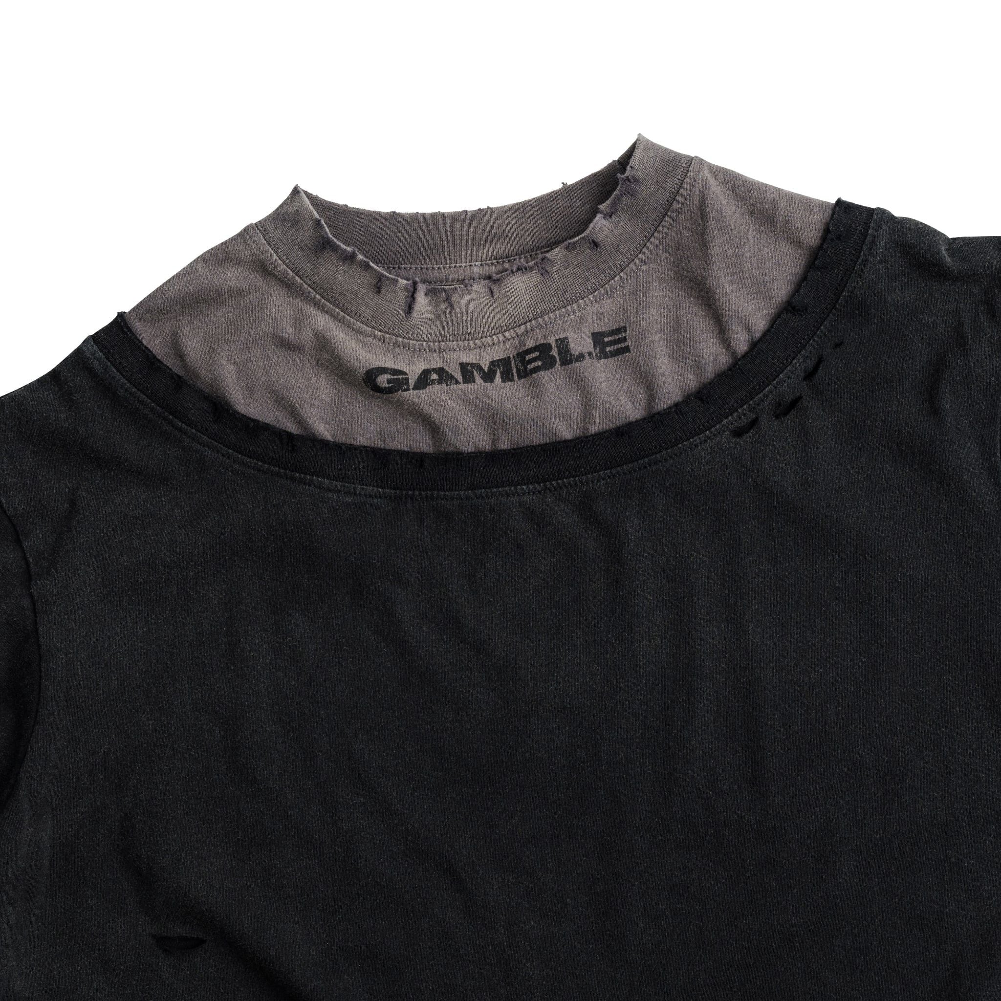 FADE LAYER TEE / BLACK