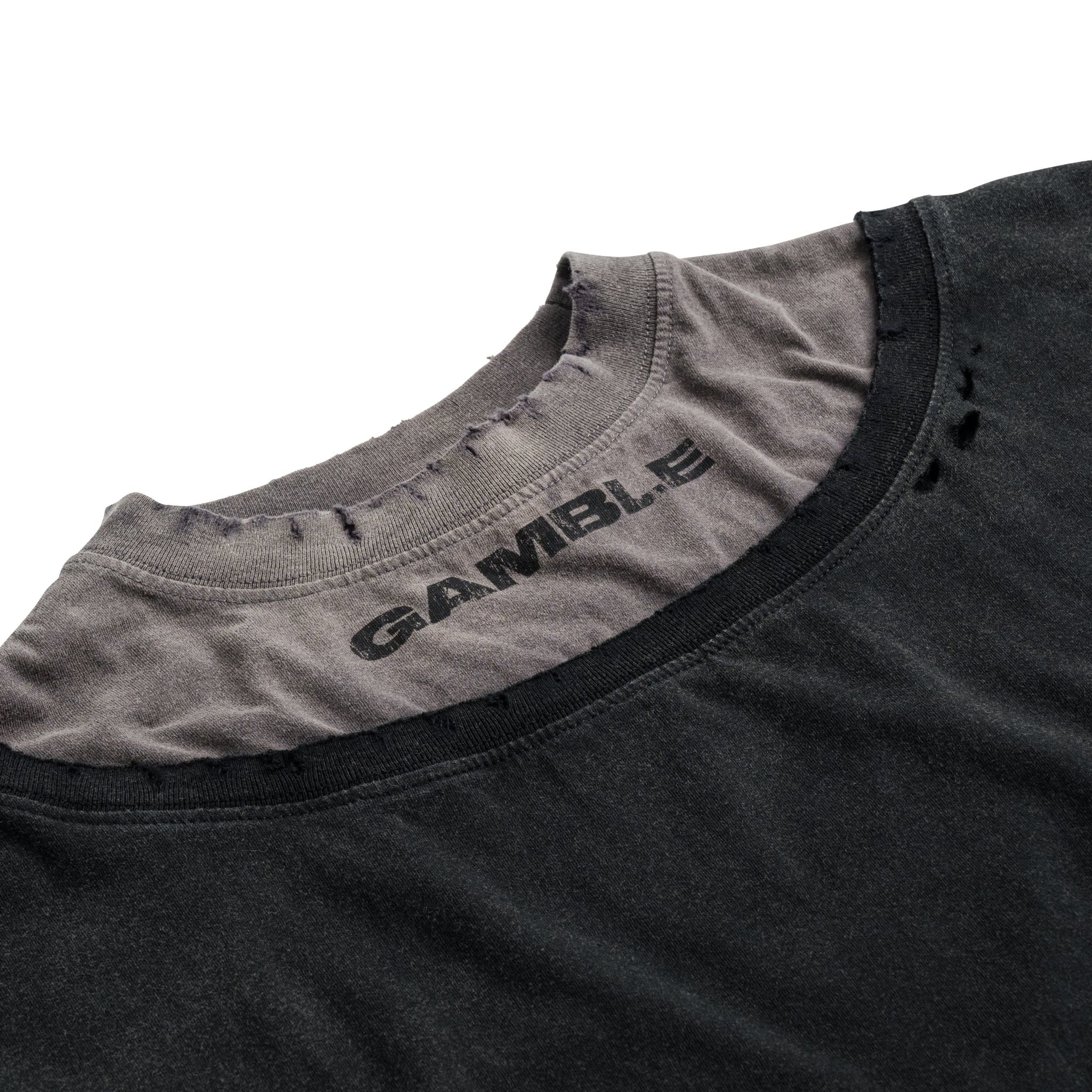 FADE LAYER TEE / BLACK