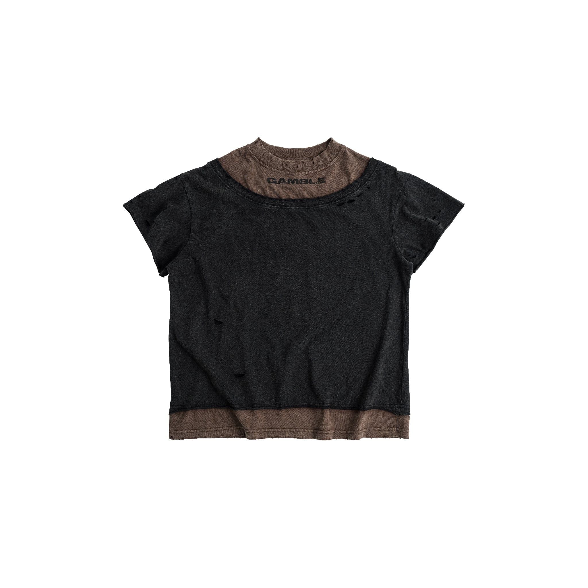 FADE LAYER TEE / UMBER