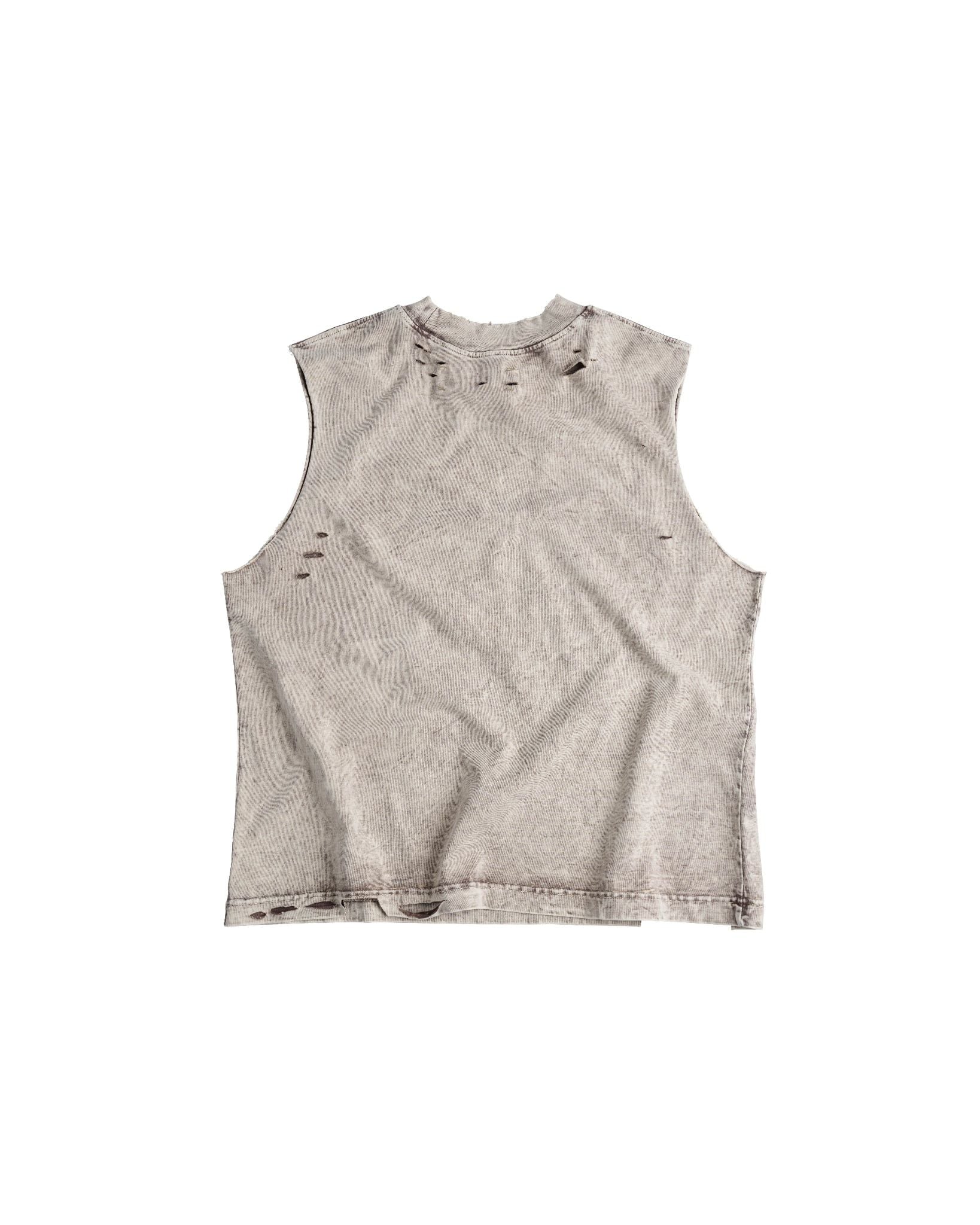 TANNING CUT-OFF TEE / BONE