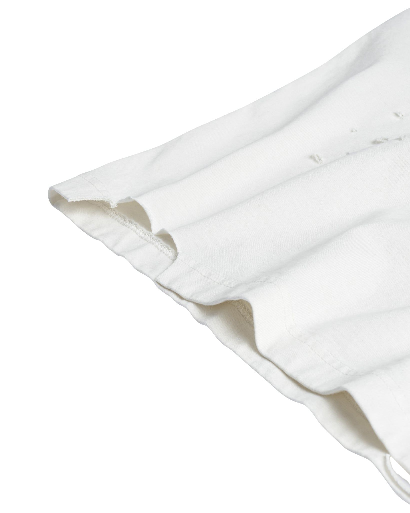 TANNING CUT-OFF TEE / WHITE