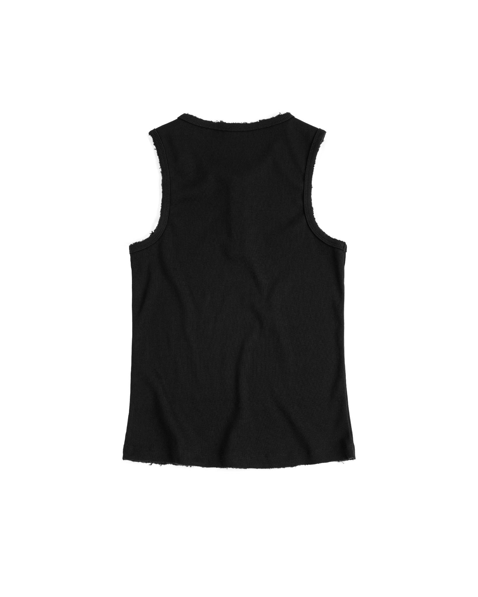 HENLEY TANK TOP / BLACK