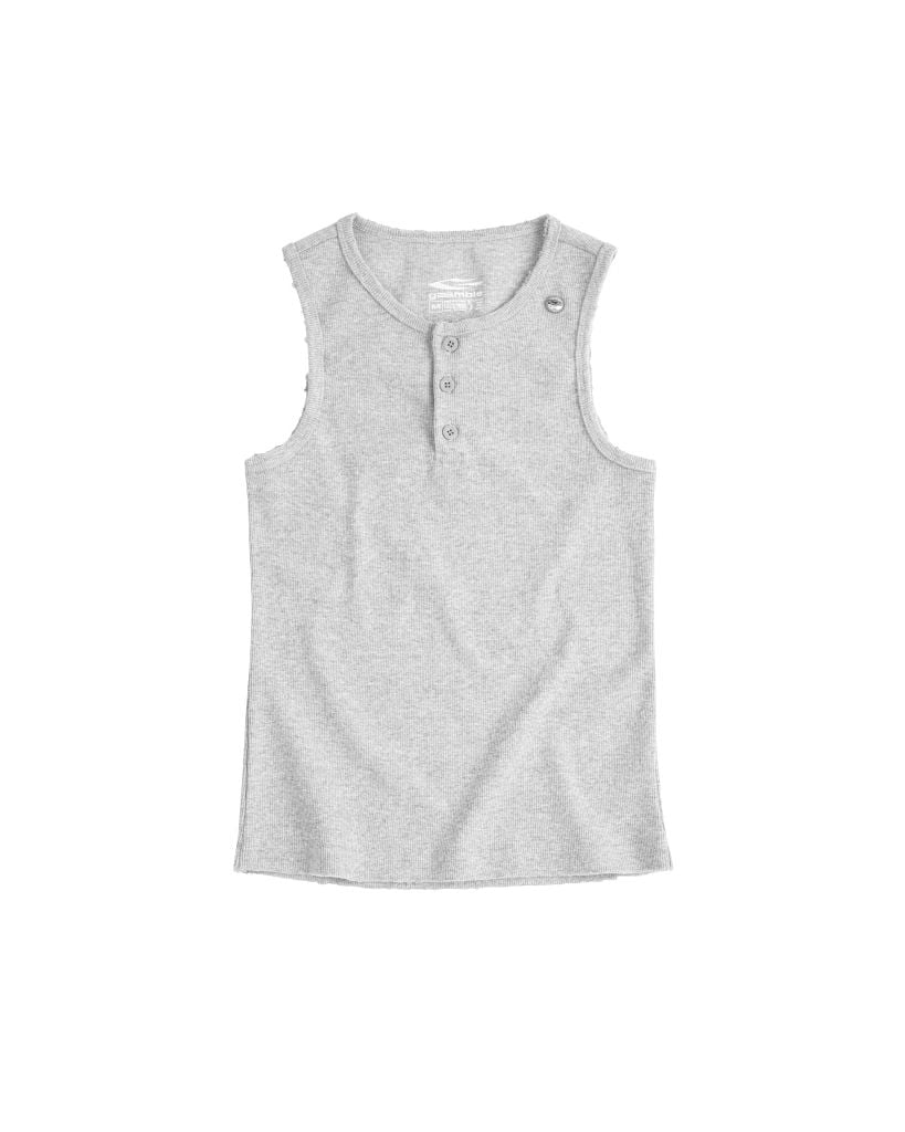 HENLEY TANK TOP / GREY