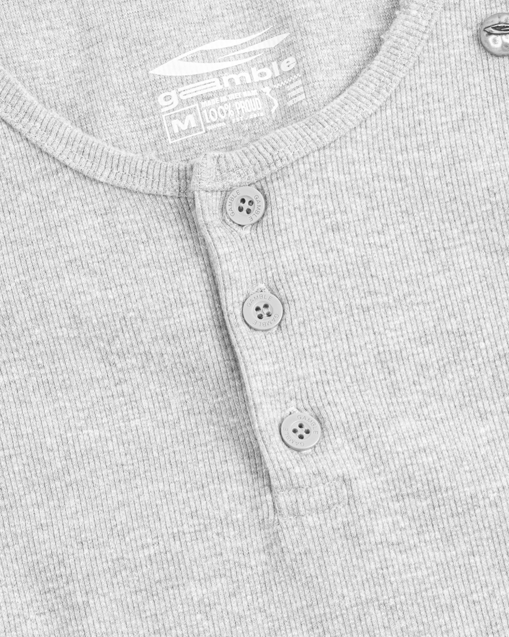 HENLEY TANK TOP / GREY