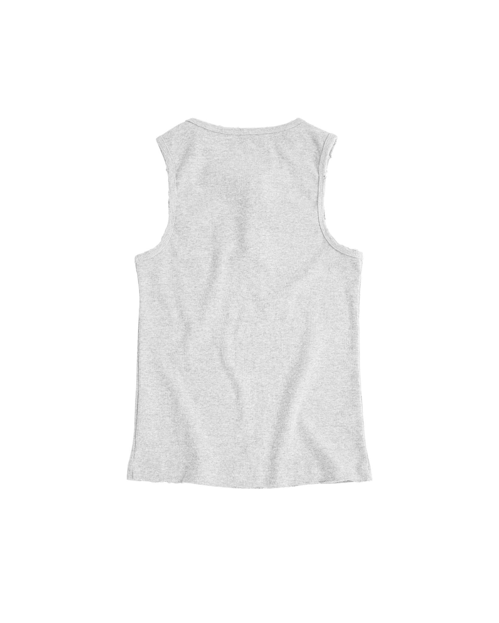 HENLEY TANK TOP / GREY