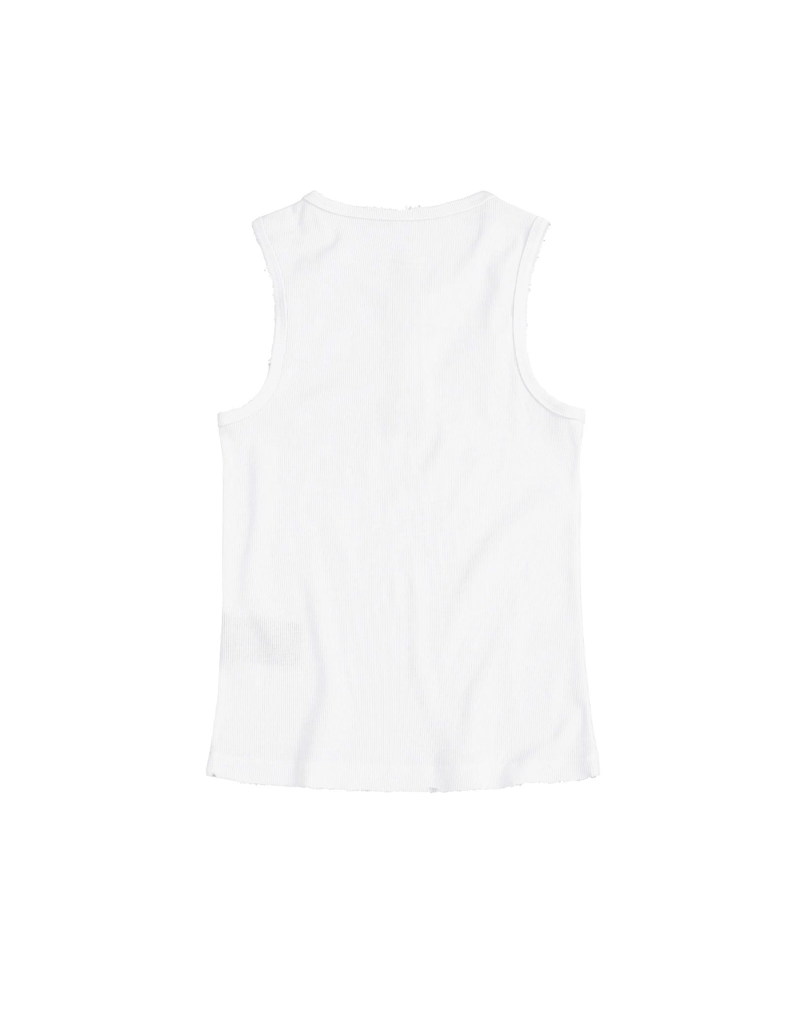 HENLEY TANK TOP / WHITE