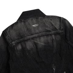 GRIME DENIM JACKET / GUNMETAL