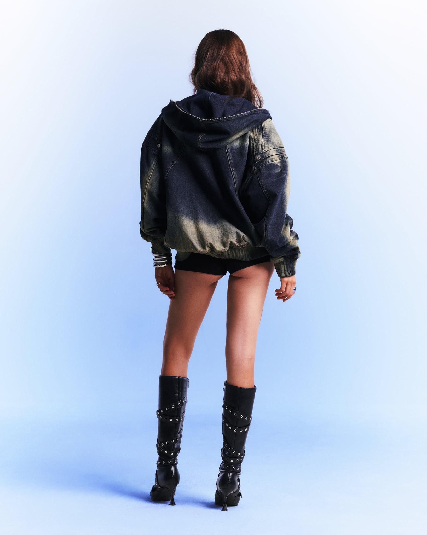 TRASH FULLZIP HOODIE V.3 / BLUE