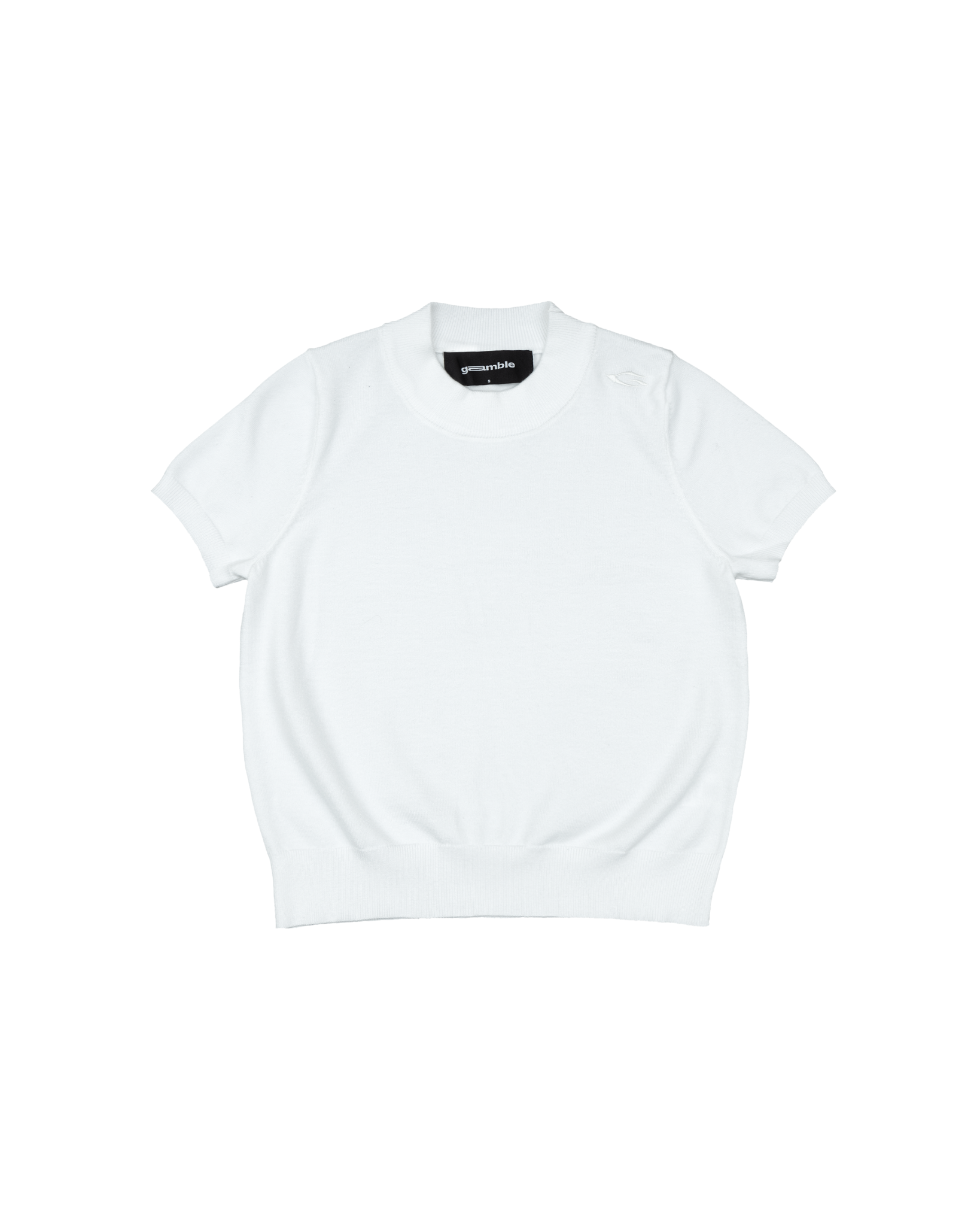 KNIT BABY TEE / WHITE