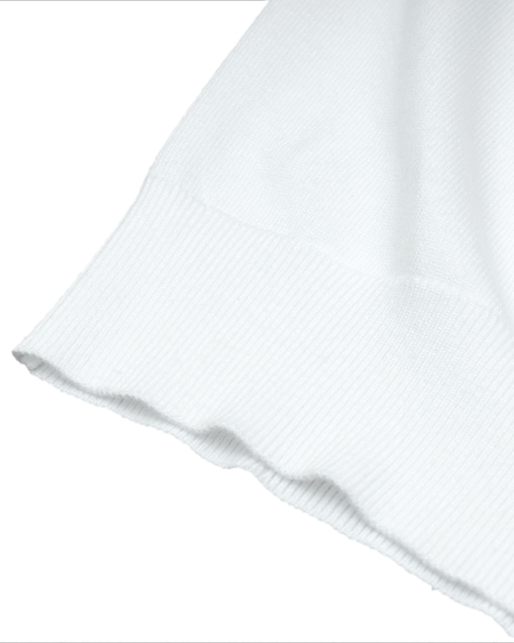 KNIT BABY TEE / WHITE