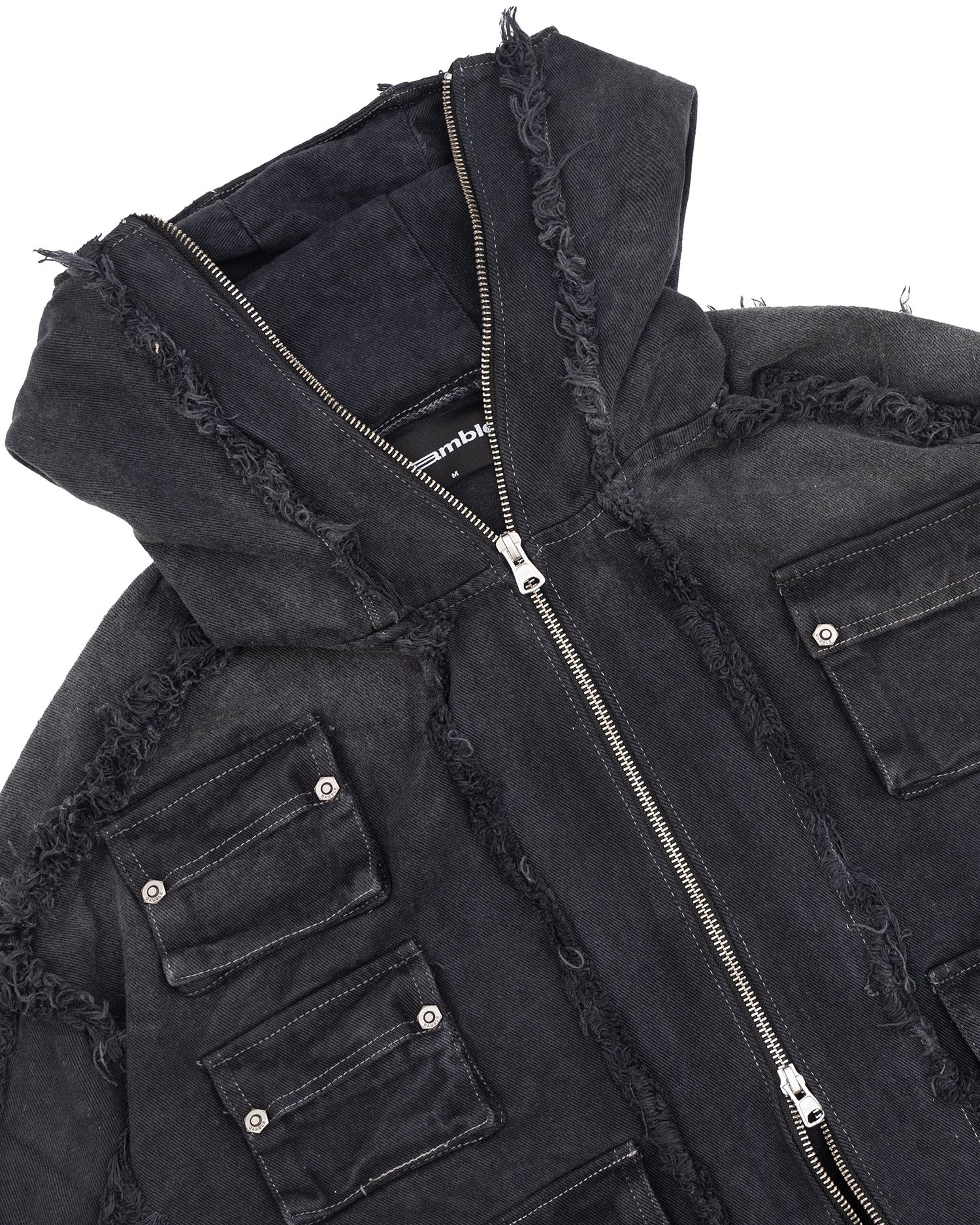 MULTI-P HOODIE / CHARCOAL