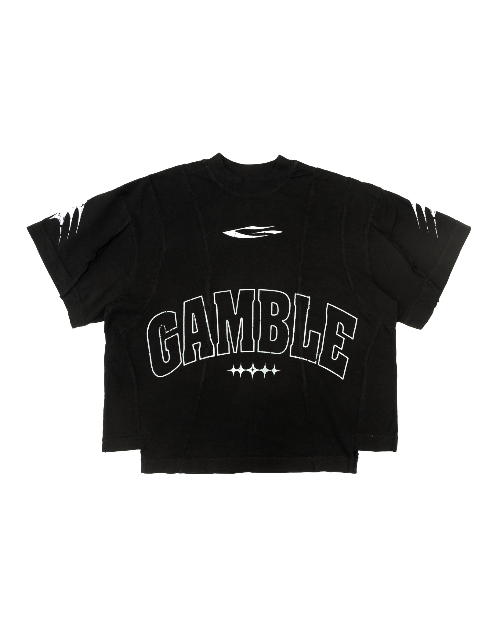 STITCHED TEE / CHARCOAL