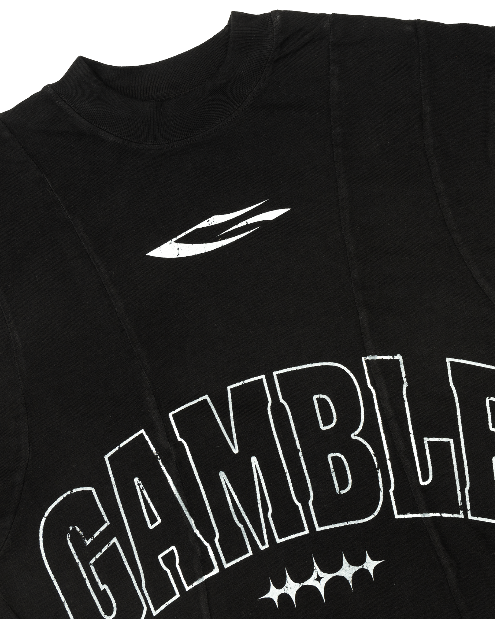 STITCHED TEE / CHARCOAL
