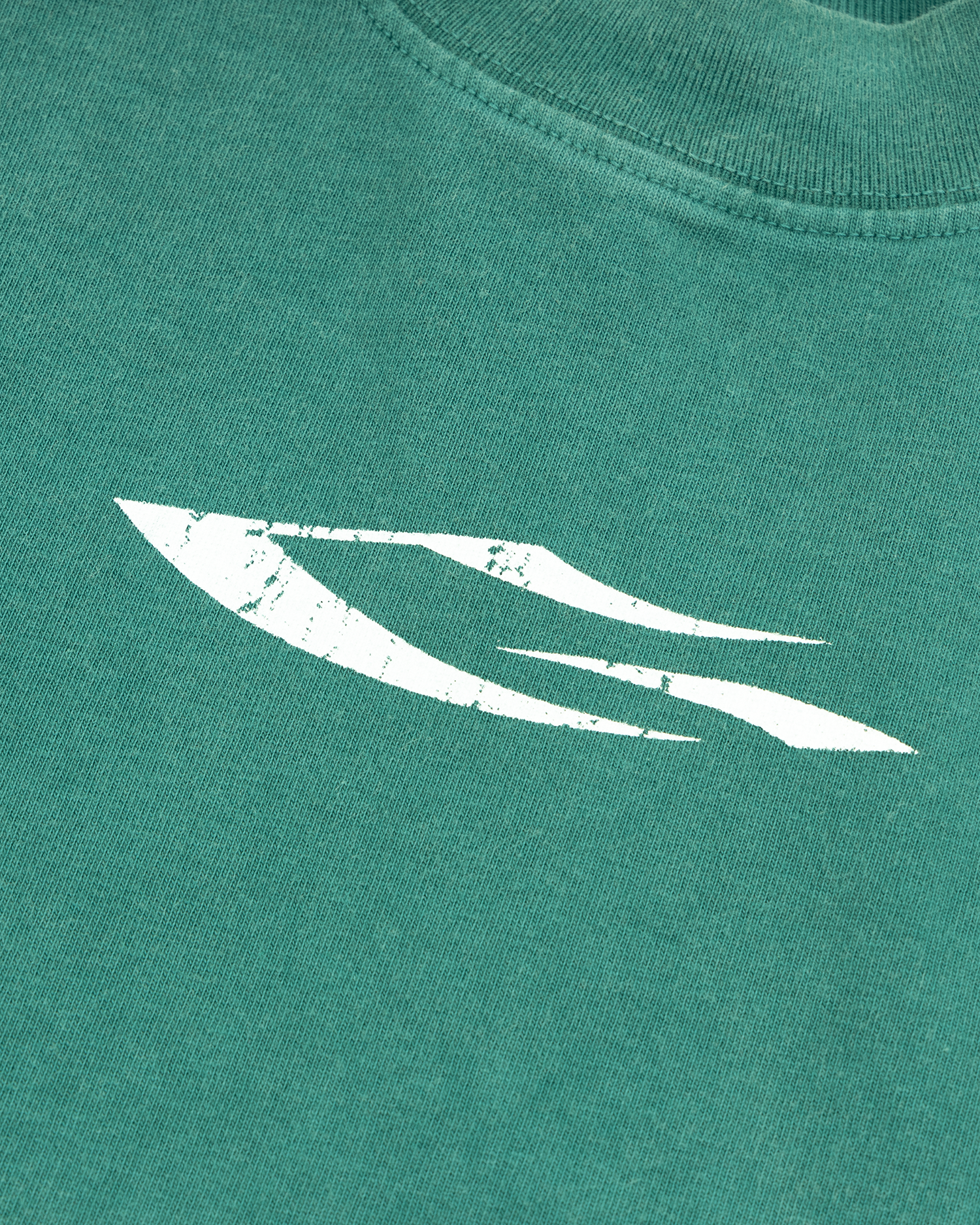 STITCHED TEE / MOSS