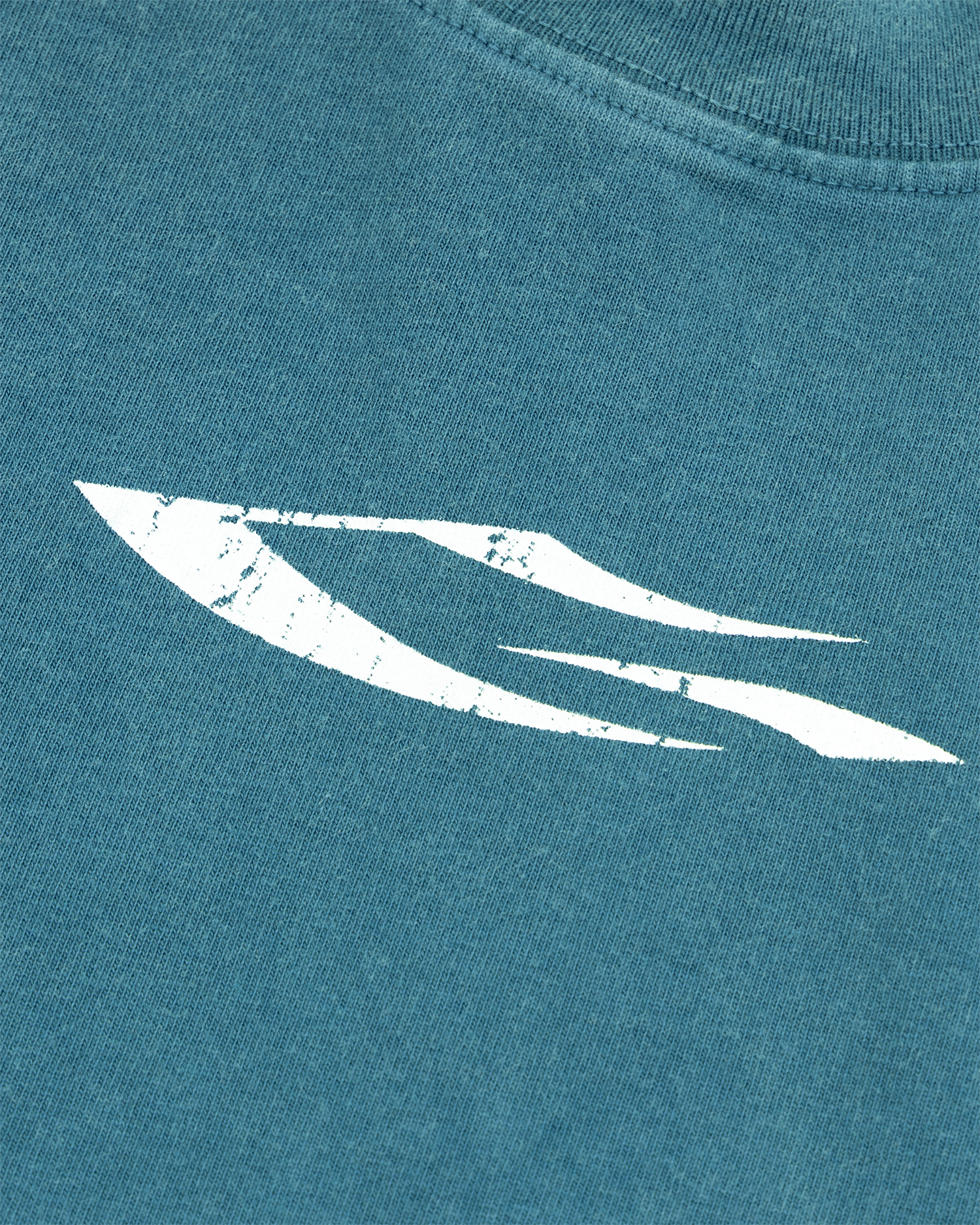STITCHED TEE / TEAL