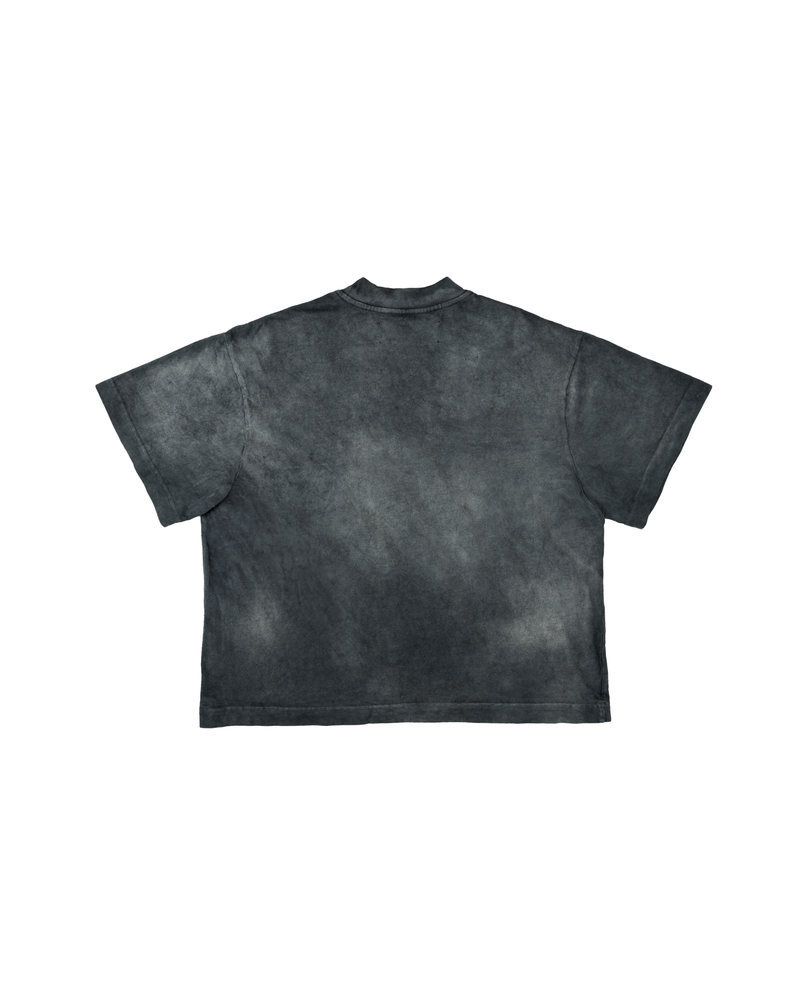 WASHED BOXY TEE / CHARCOAL