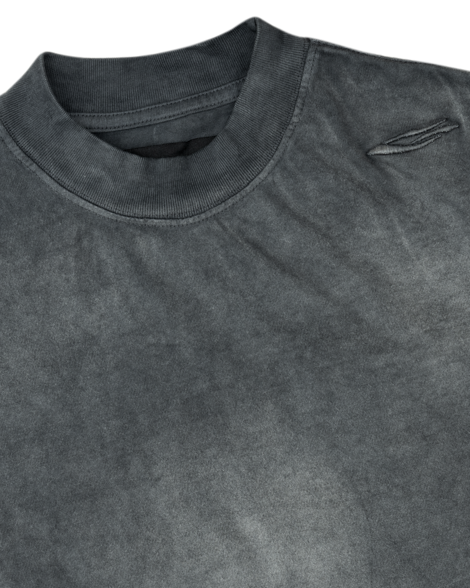 WASHED BOXY TEE / CHARCOAL