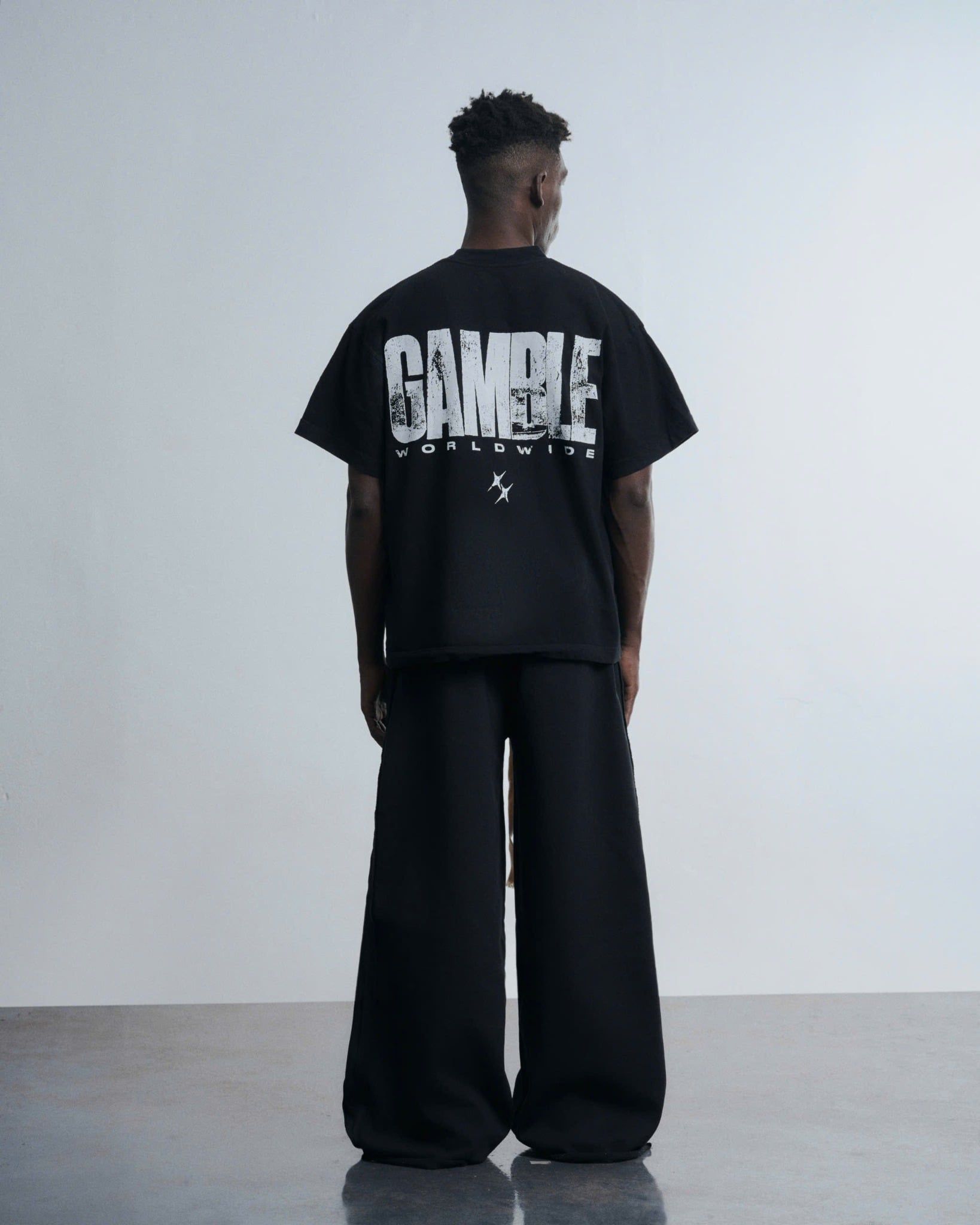 CRACKED TEE / BLACK