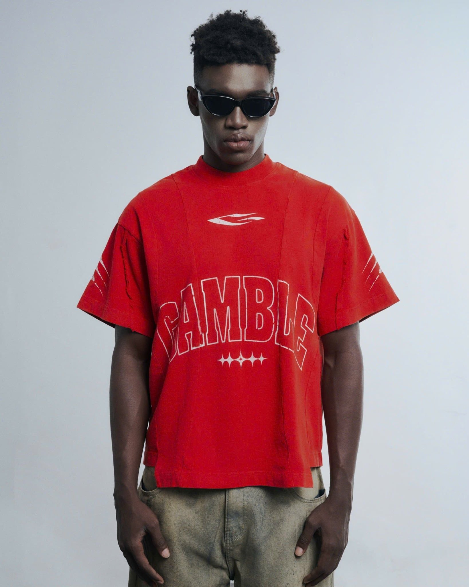 STITCHED TEE / BLOOD
