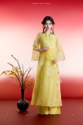 DU26-5 Áo Dài Nghi Hoa