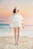CS-11 Đầm babydoll trắng đính hạt trai