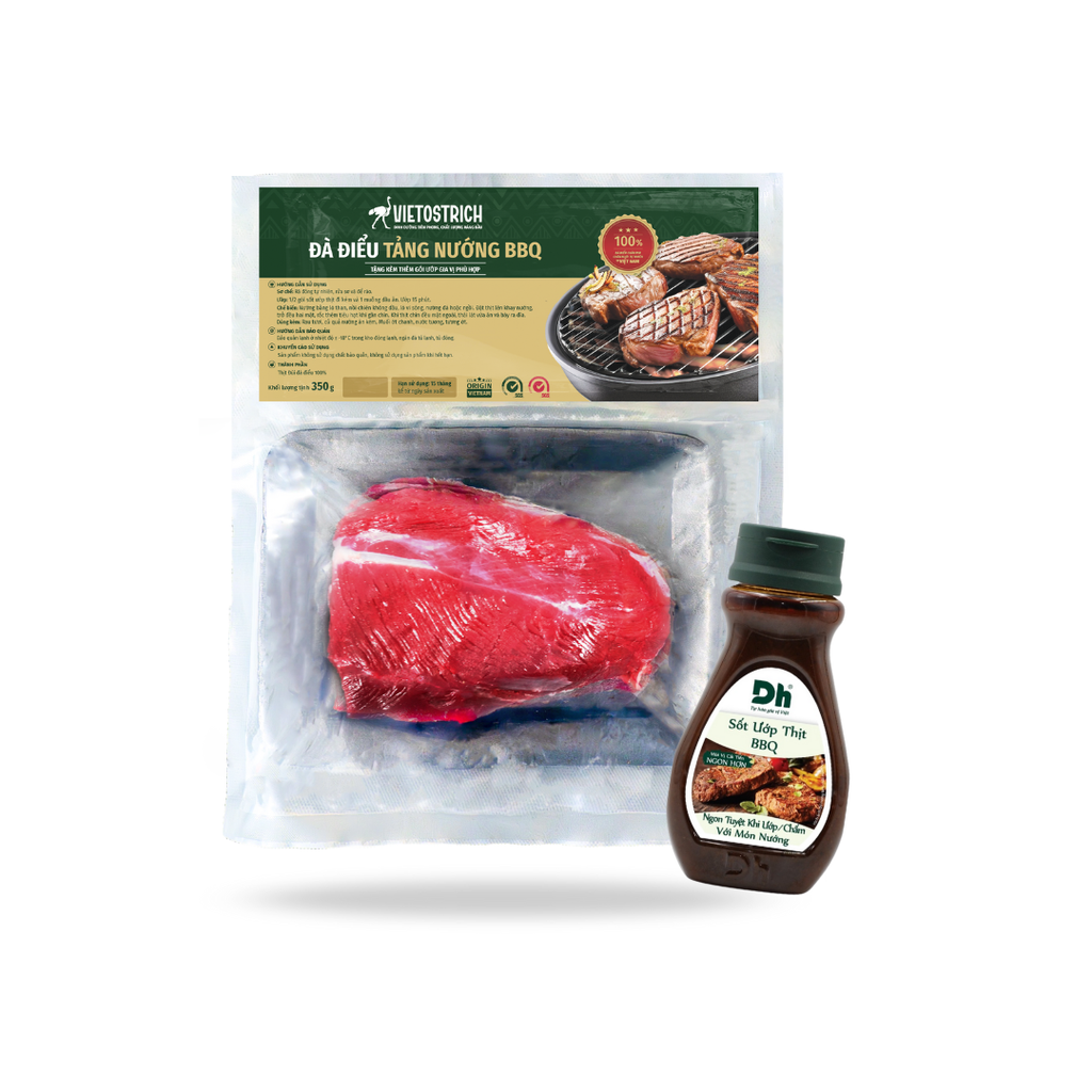 Đà điểu tảng nướng BBQ