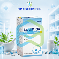 LuciMido Midostaurin 25mg Lucius hộp 112 viên