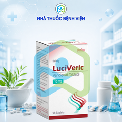 LuciVeric Vericiguat 2.5mg/5mg/10mg Lucius hộp 28 viên