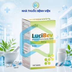 LuciBev Bevantolol hydrochloride 50mg Lucius hộp 100 viên