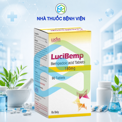 LuciBemp Axit Bempedoic 180mg Lucius hộp 90 viên