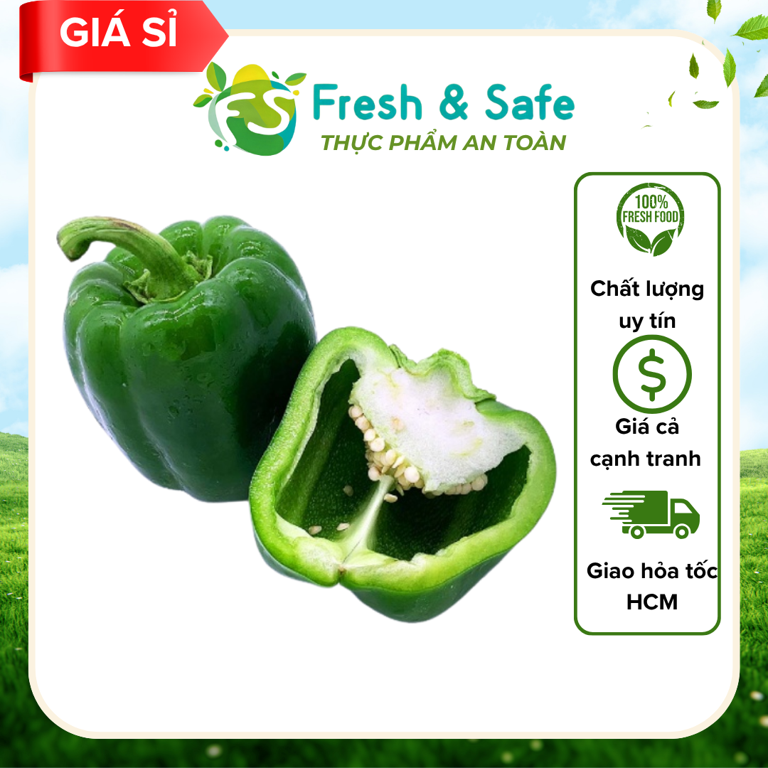  Ớt chuông xanh - 1kg (Sỉ) 